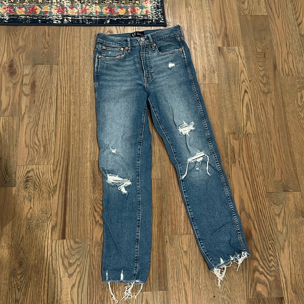 Gap blue jeans high rise  size 6